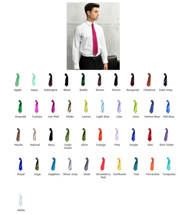 Premier PR750 Colours Satin Tie